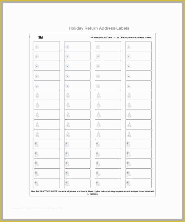 Free Template for Address Labels 30 Per Sheet Of 34 Cute Pics Free Christmas Return Address Label