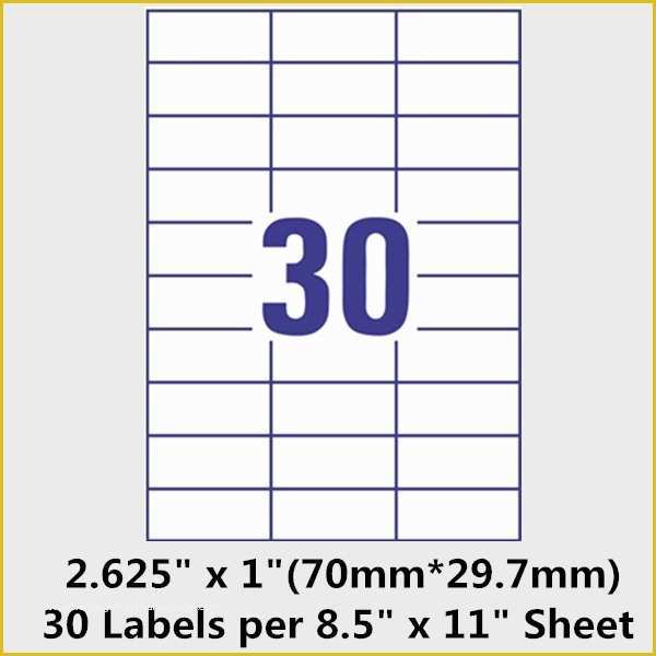 Free Template for Address Labels 30 Per Sheet Of Template Address Labels 30 Per Sheet Template for Labels