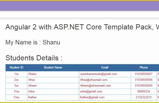 Free Template for asp Net Web Application Of asp Net Core Web Application Template asp Core Angular 2