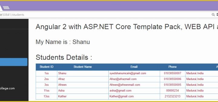 Free Template for asp Net Web Application Of asp Net Core Web Application Template asp Core Angular 2