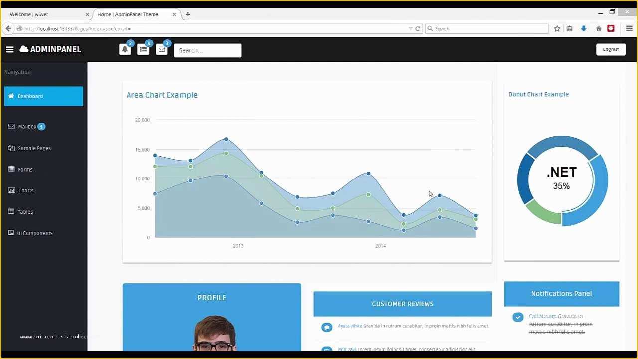 Free Template for asp Net Web Application Of asp Net Template Tutorial Wiwet asp Net Web App In Less