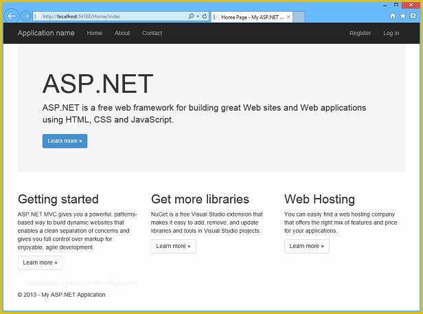 Free Template for asp Net Web Application Of Creating asp Net Web Projects In Visual Studio 2013