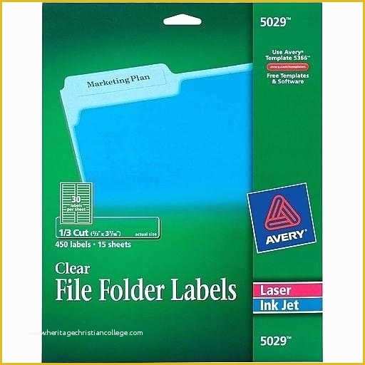 Free Template for Avery 5366 File Folder Labels Of Download Avery Template 5366 Tutore