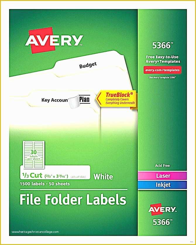 Free Template for Avery 5366 File Folder Labels Of Free Template for Avery 5366 File Folder Labels