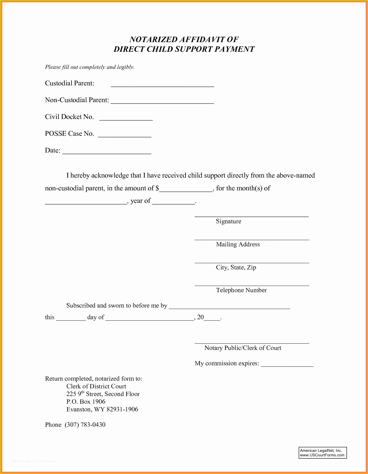 Free Template for Child Support Agreement Of 6 Child Support Letter Of Agreement Template