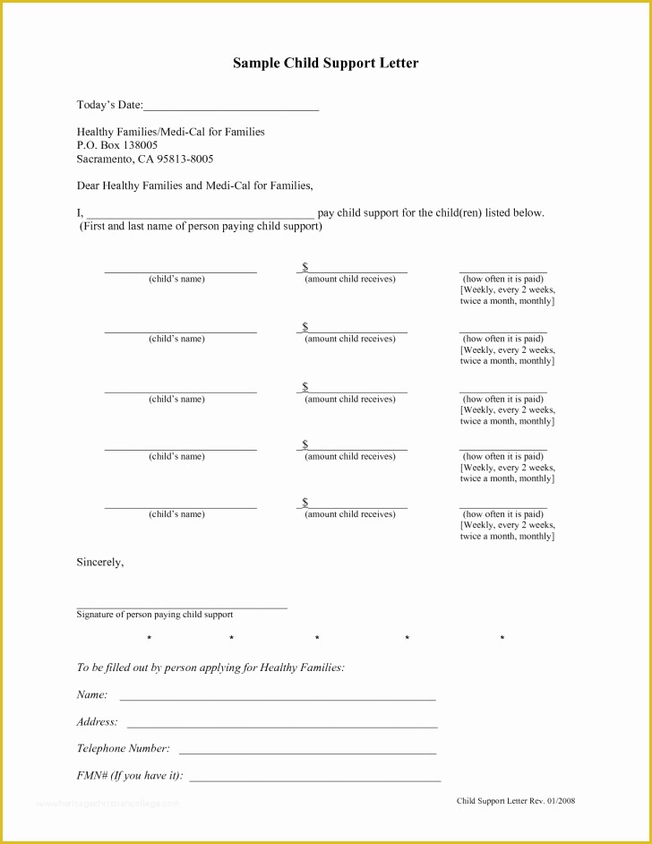 Free Template for Child Support Agreement Of Agreement Voluntary Child Support Agreement form