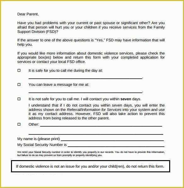 Free Template for Child Support Agreement Of Sample Child Support Agreement 5 Documents In Pdf Word