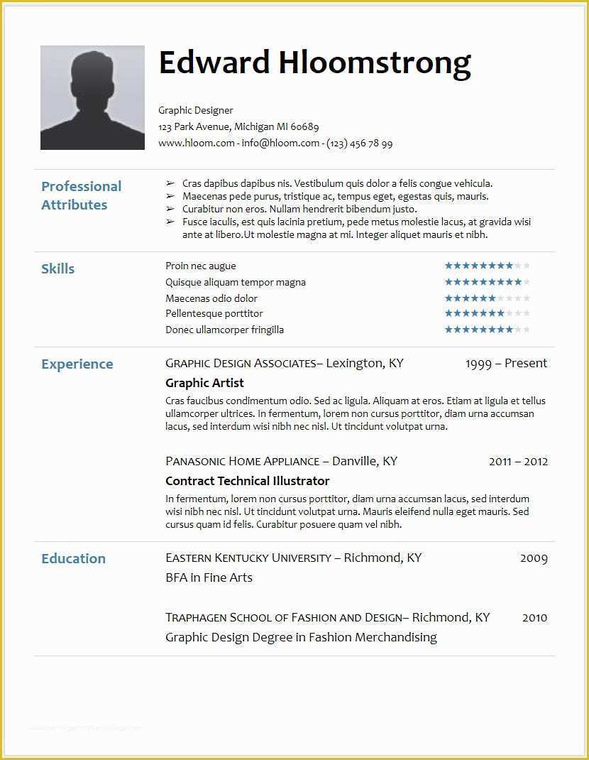 Free Template for Cv In Word Of 12 Free Minimalist Professional Microsoft Docx and Google