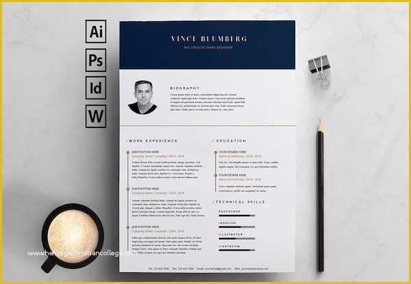 Free Template for Cv In Word Of 15 Free Resume Templates for Microsoft Word that Don T