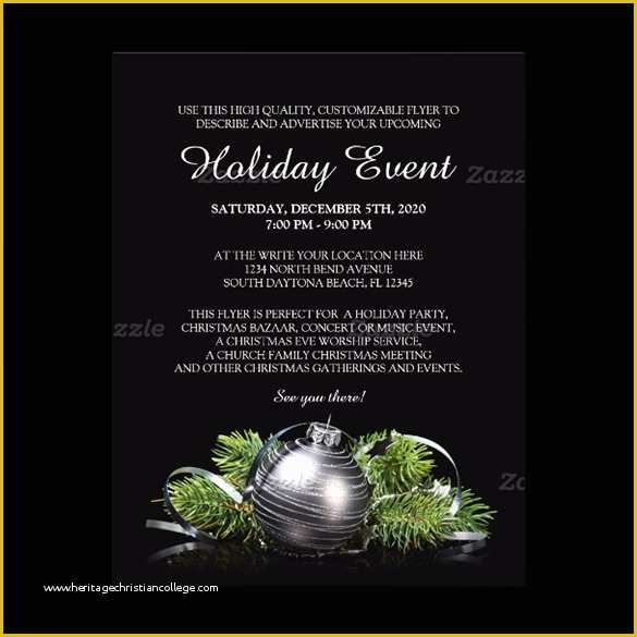 Free Template for Holiday Party Flyer Of 27 Holiday Party Flyer Templates Psd