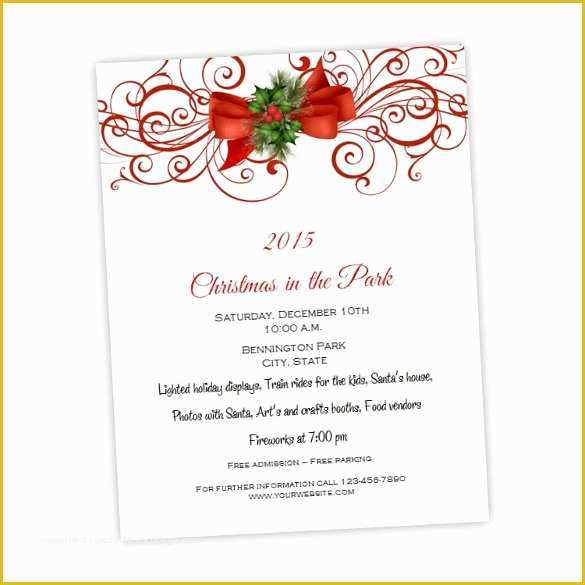 43 Free Template for Holiday Party Flyer