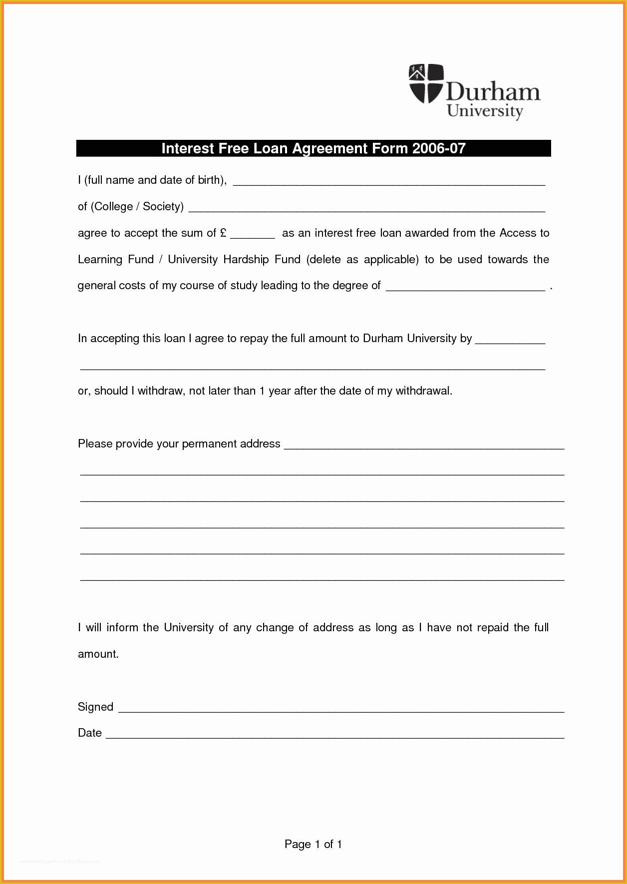 Free Template for Loan Agreement Between Friends Of 4 Loan Agreement Between Friends Template