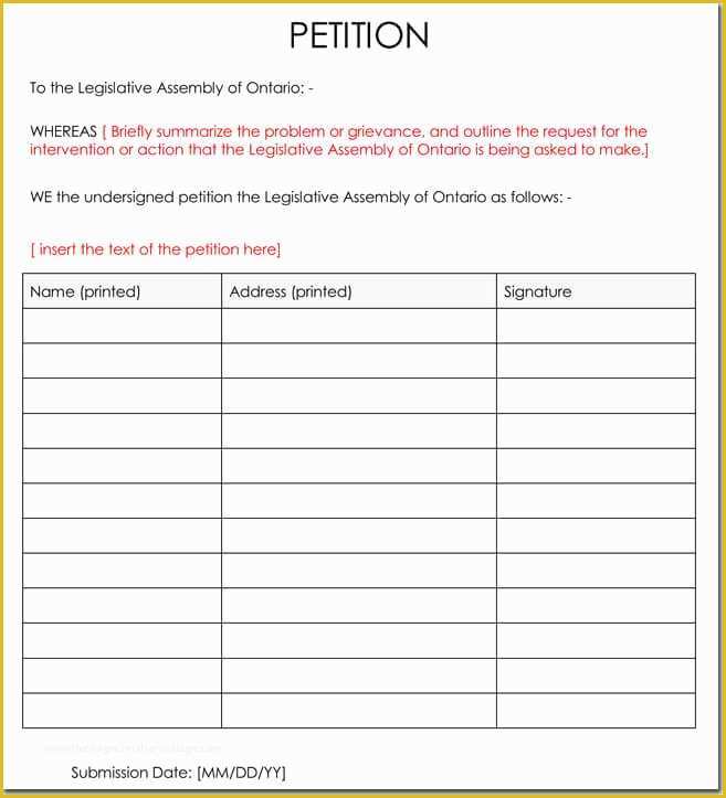 free-template-for-petition-signatures-of-petition-templates-create-your