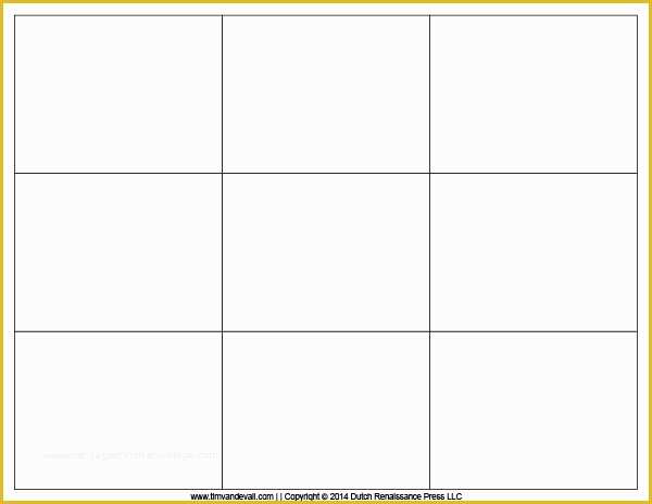 Free Template to Make Flash Cards Of Blank Flash Card Template