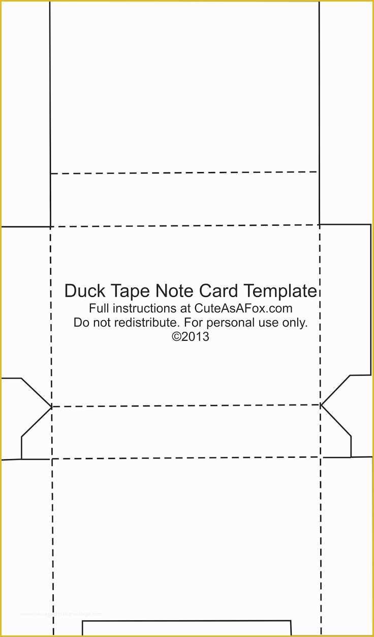 Free Template to Make Flash Cards Of Duck Tape Flash Card Holder Duct Tape