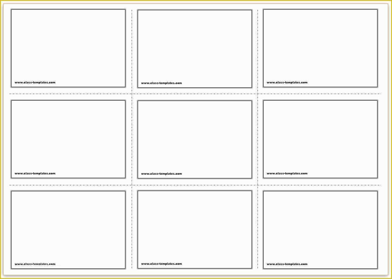 Free Template to Make Flash Cards Of Free Printable Flash Cards Template