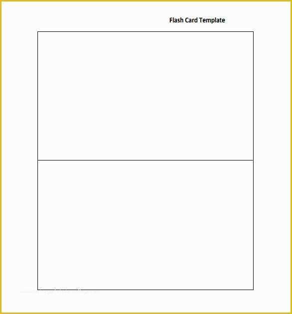 Free Template to Make Flash Cards Of Sample Flash Card 12 Documents In Pdf
