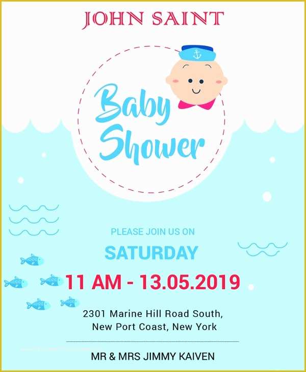 Free Templates for Baby Shower Favors Of 14 Free Printable Baby Shower Invitations