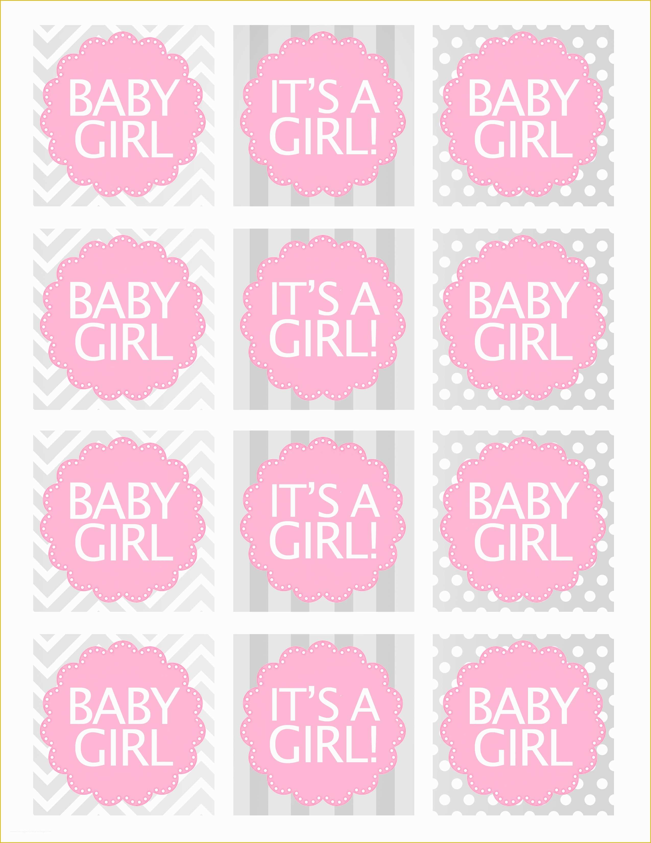 Free Templates for Baby Shower Favors Of Baby Girl Shower Free Printables How to Nest for Less™