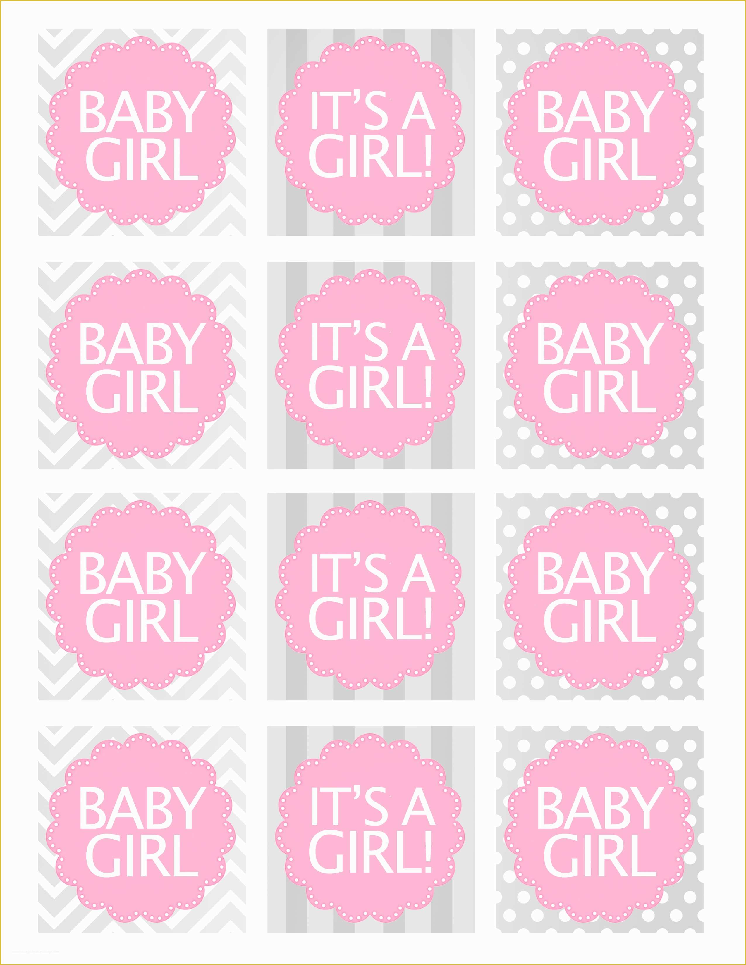 Free Templates for Baby Shower Favors Of Baby Girl Shower Free Printables How to Nest for Less™