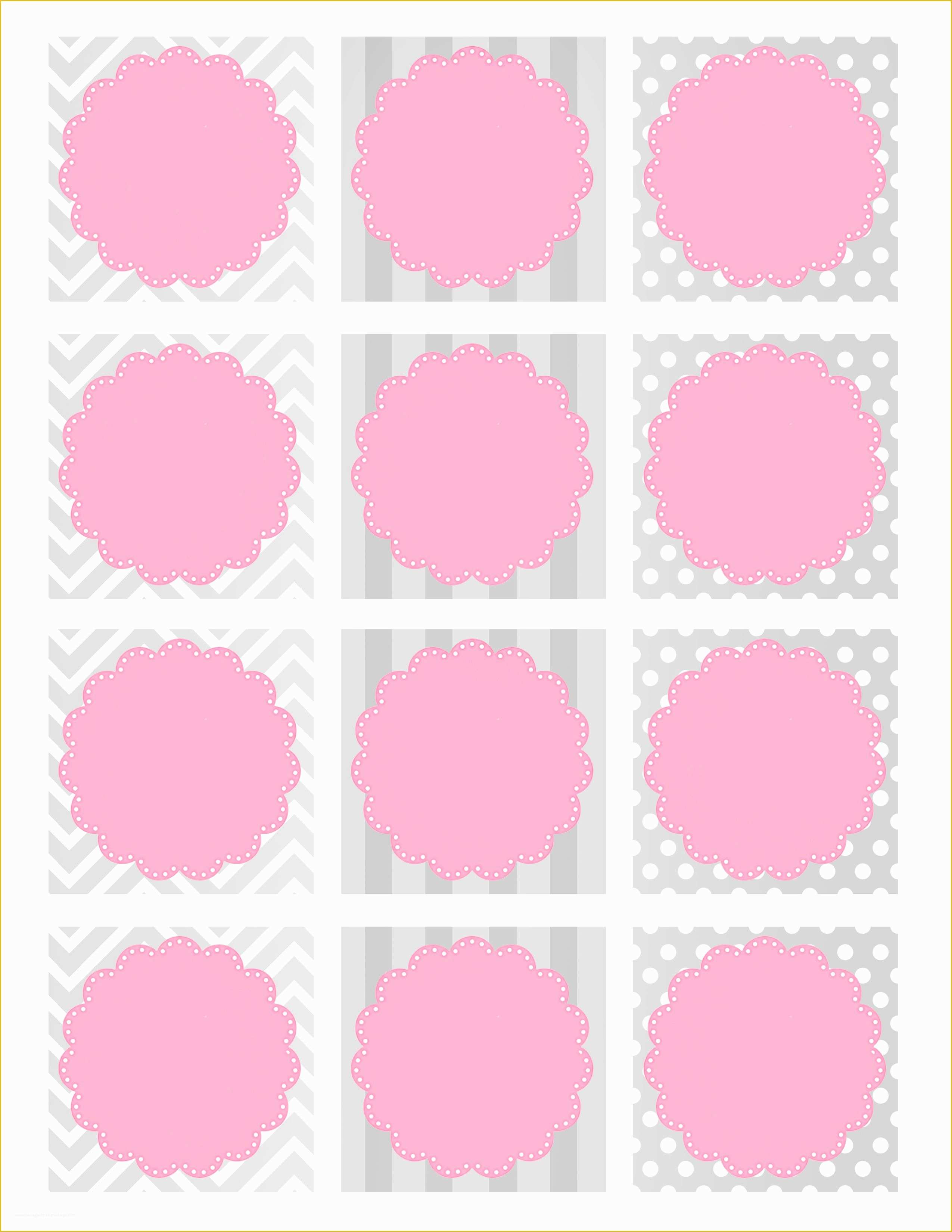 Free Templates for Baby Shower Favors Of Baby Girl Shower Free Printables Printable Pages