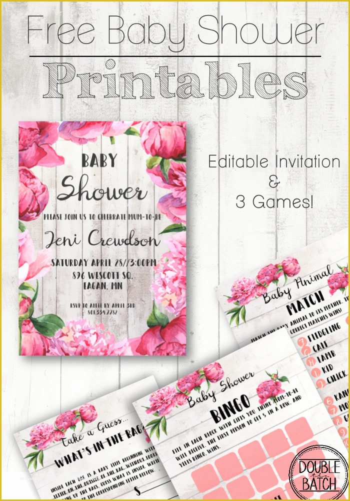 Free Templates for Baby Shower Favors Of Free Baby Shower Printables