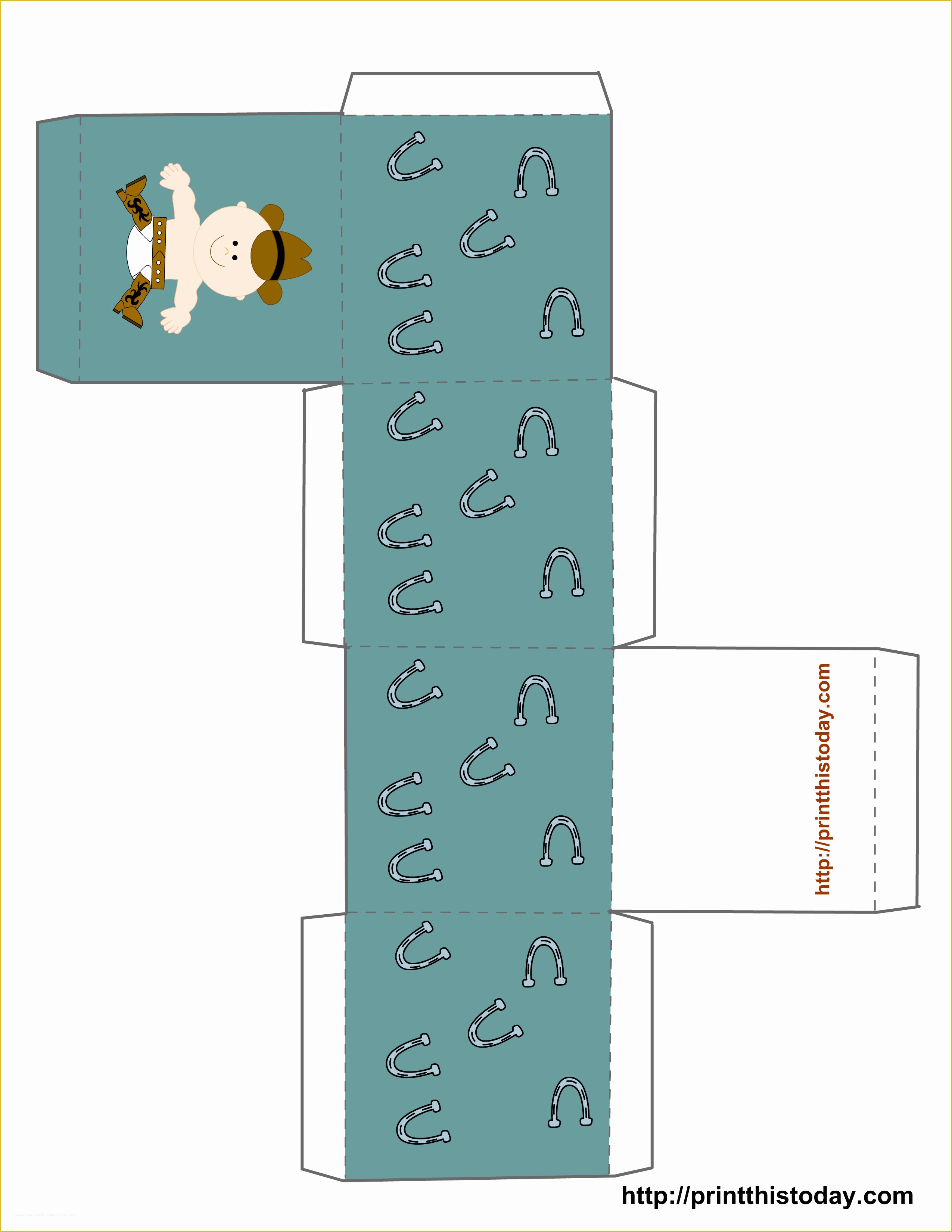 Free Templates for Baby Shower Favors Of Free Printable Baby Shower Favor Boxes Templates