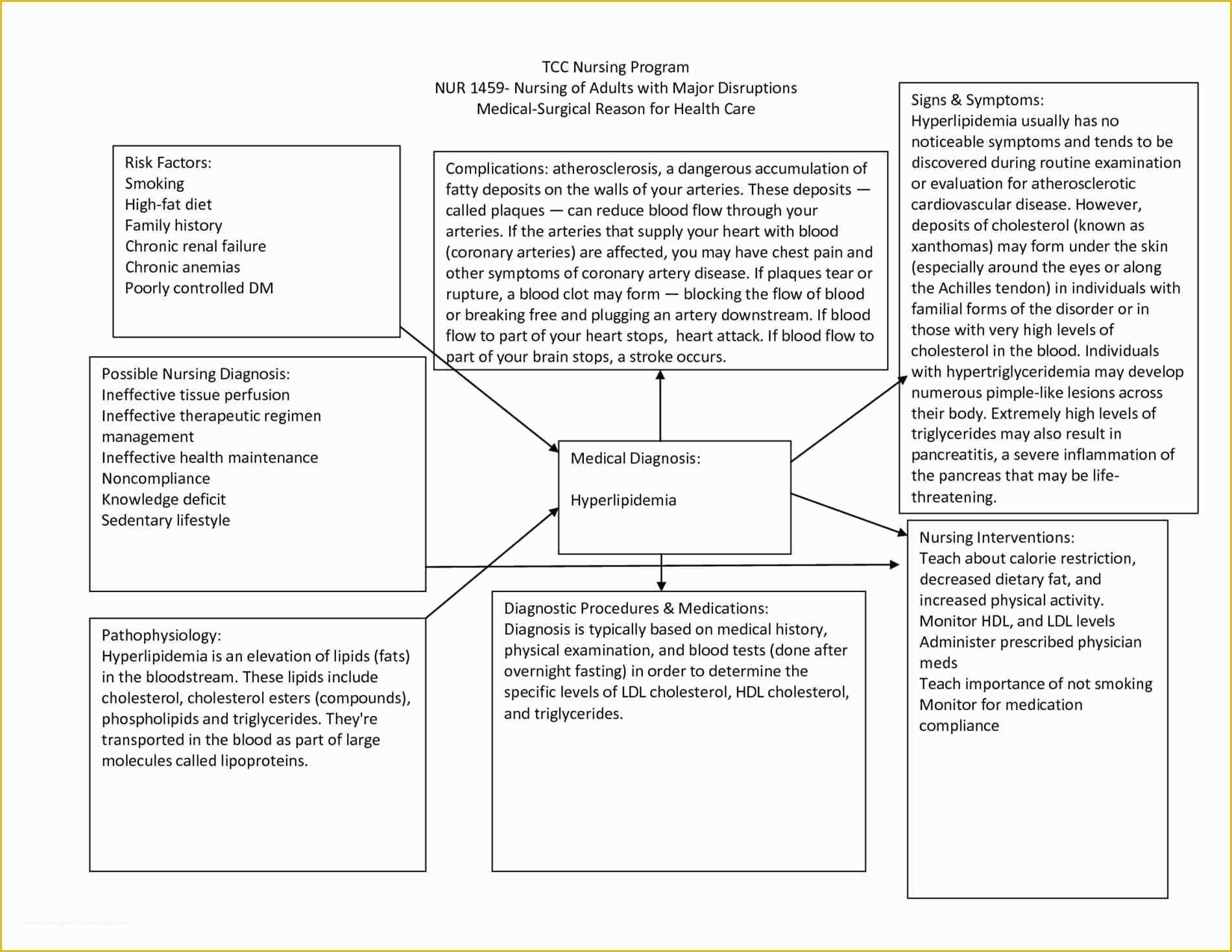 Nursing Concept Maps Templates