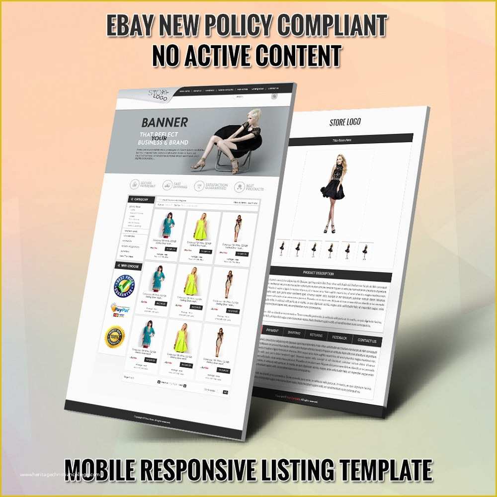 Free Templates for Ebay Auctions Of Unique Ebay Store Shop Design and Listing Auction HTML