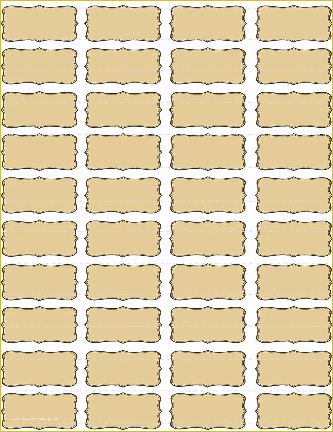 Blank Printable Labels