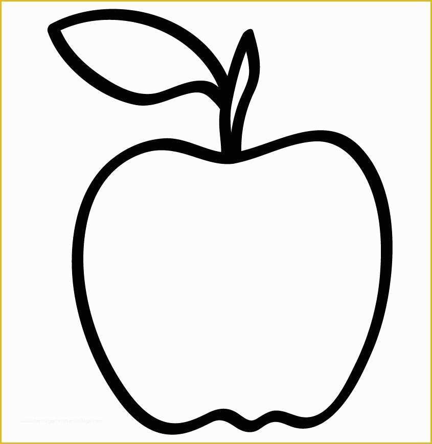 Free Templates for Mac Of 7 Best Of Printable Apple Template Preschool Free