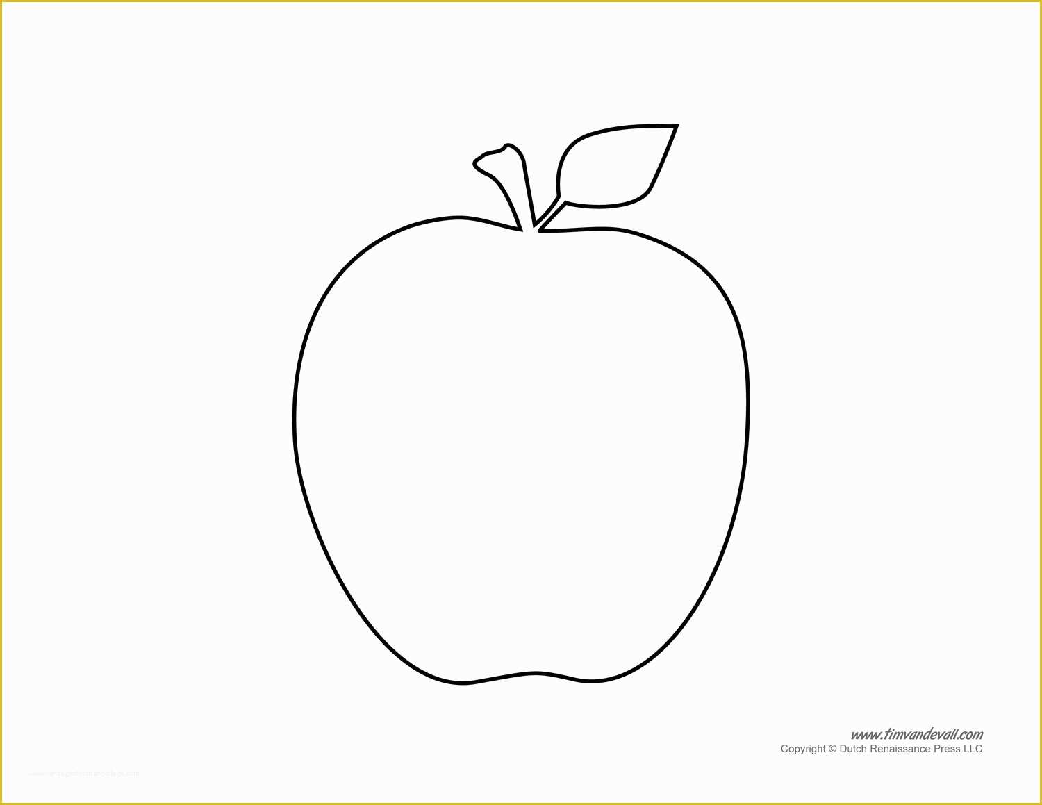 Free Templates for Mac Of 7 Best Of Printable Apple Template Preschool Free