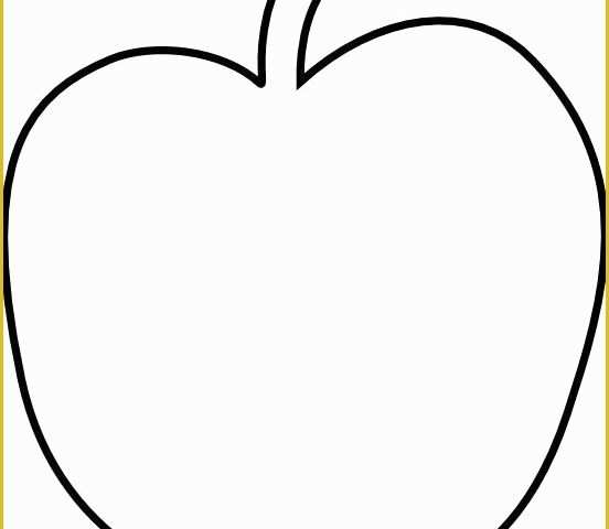 Free Templates for Mac Of Apple Clipart Template Pencil and In Color Apple Clipart