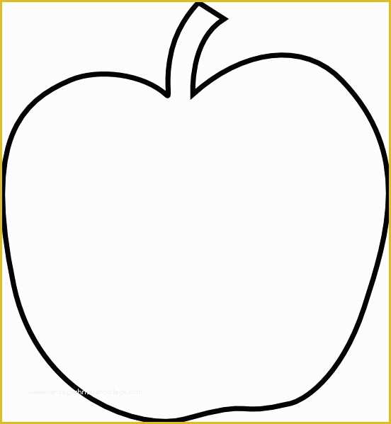 Free Templates for Mac Of Apple Clipart Template Pencil and In Color Apple Clipart