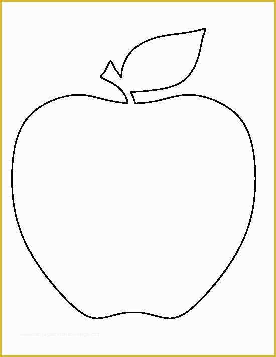 Free Templates for Mac Of Apple Pattern Use the Printable Outline for Crafts