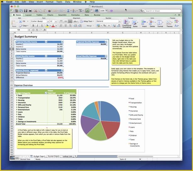 Free Templates for Mac Of Excel Bud Template Mac