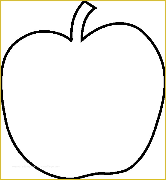 Free Templates for Mac Of Plain White Apple Clip Art Vector Clip Art Online