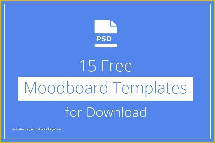 Free Templates Free Download Of 15 Free Moodboard Templates for Download Designyep
