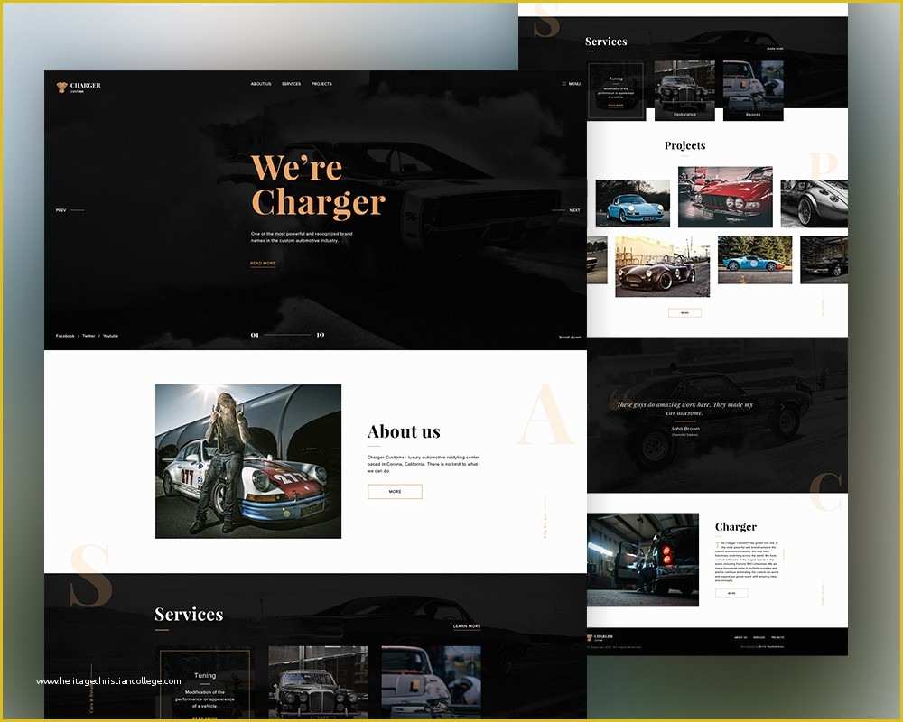 Free Templates Free Download Of Automobile Website Template Free Psd Download Psd