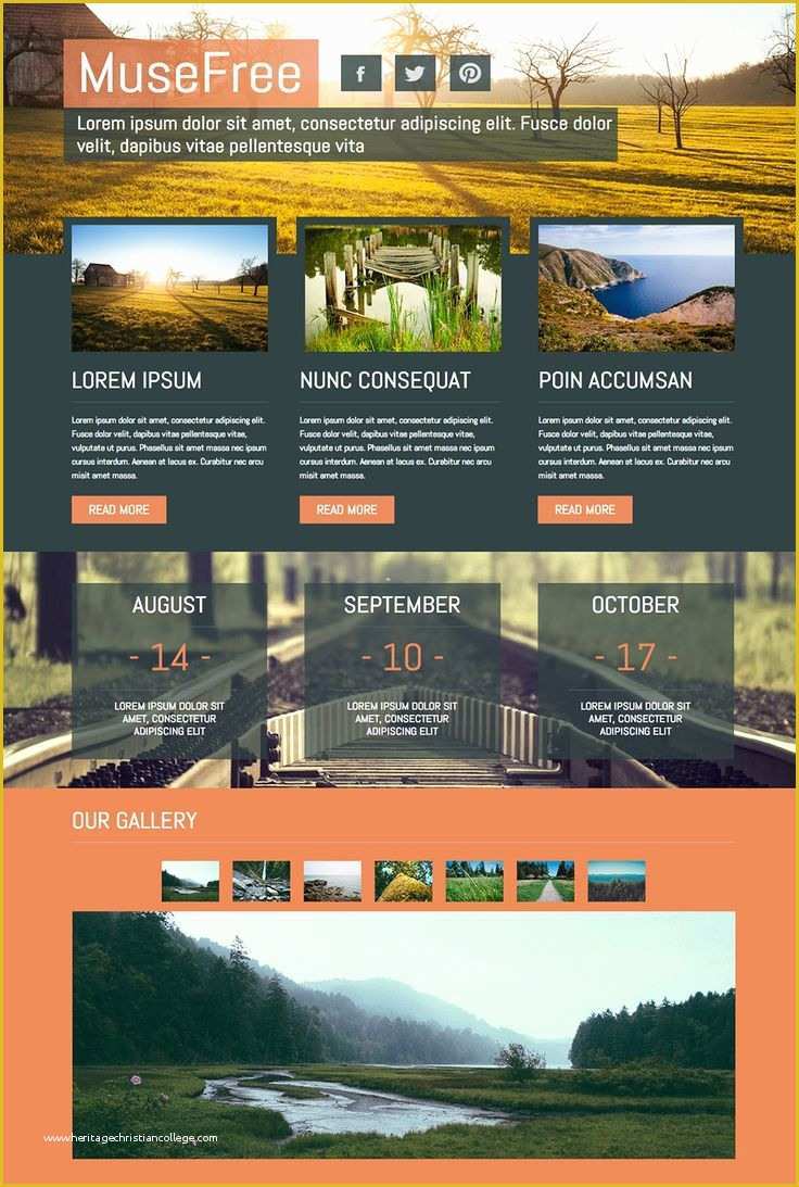 Free Templates Muse Of 1000 Images About Adobe Muse Free themes On Pinterest