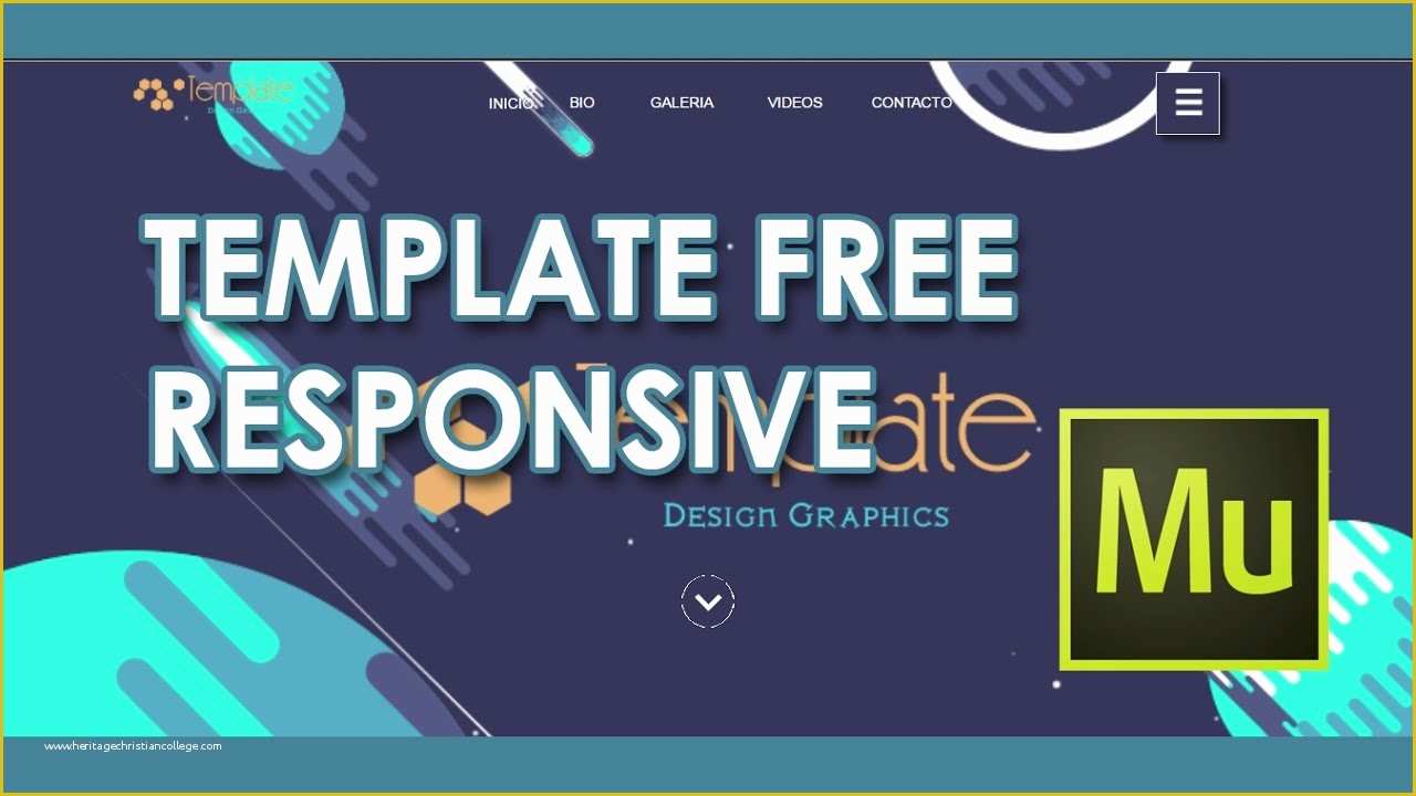 Free Templates Muse Of N° 1 Muse Template Responsive Free