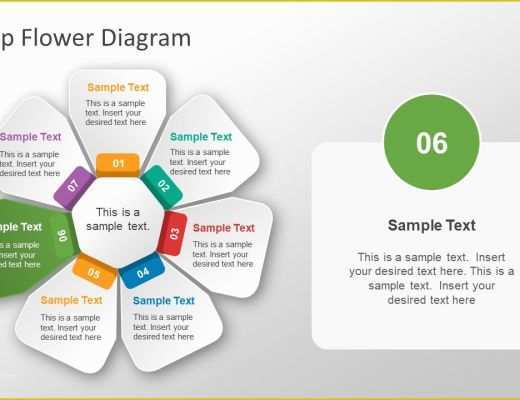 Free Templates Powerpoint Of Free 7 Step Flower Diagram Powerpoint Template Slidemodel