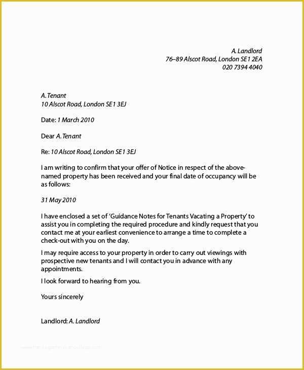 Free Tenant Reference Letter Template Of 16 Landlord Reference Letter Template Free Sample