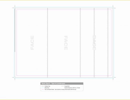 Free Tent Card Template Of Tent Card Template