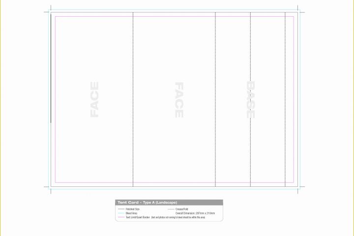 Free Tent Card Template Of Tent Card Template