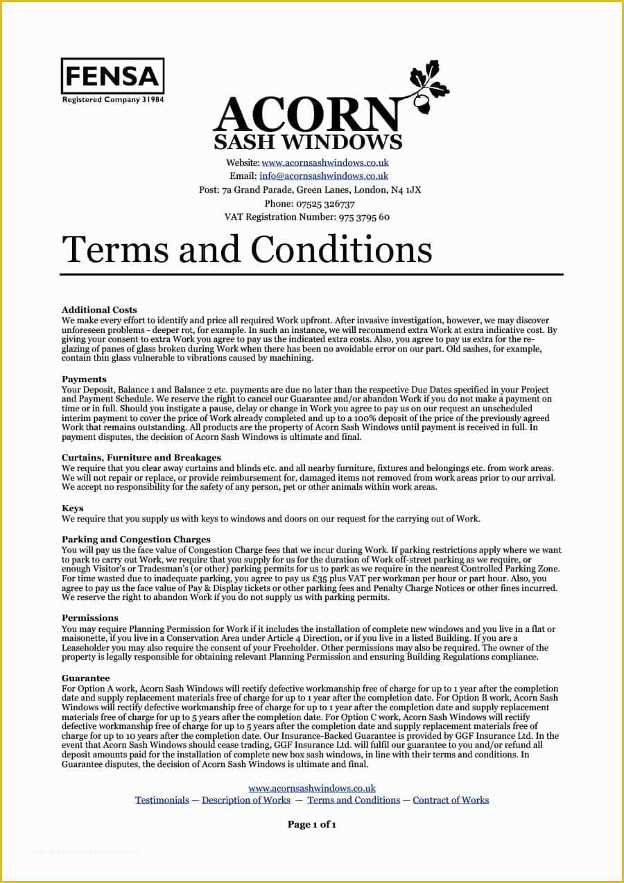 Free Terms and Conditions Template Of 40 Free Terms and Conditions Templates for Any Website