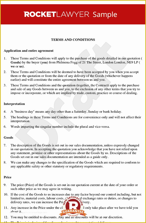 Free Terms and Conditions Template Of Terms and Conditions Template F Resume