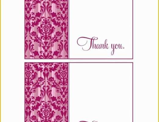 Free Thank You Card Template Of 30 Free Printable Thank You Card Templates Wedding