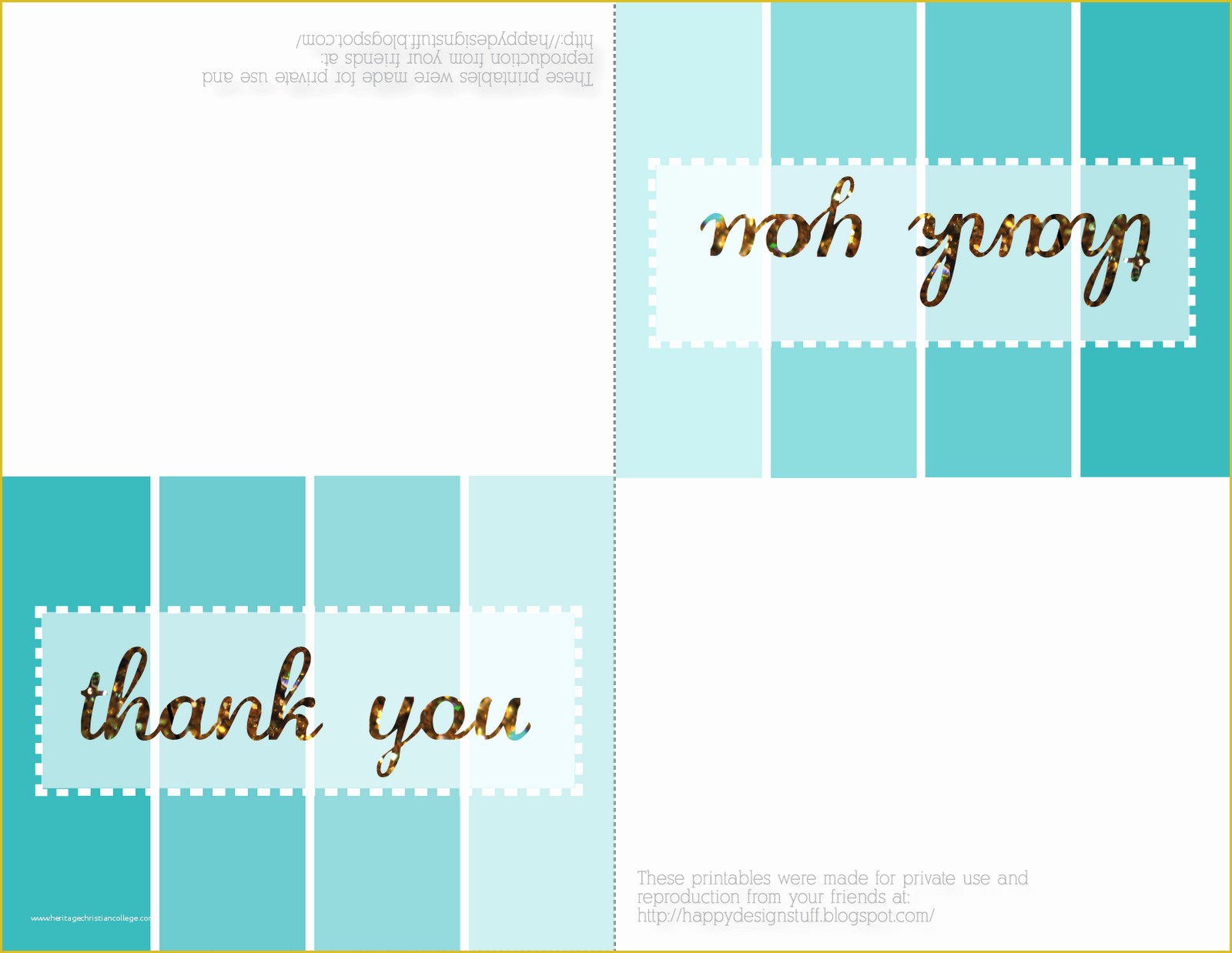 Free Thank You Card Template Of Happy Design Stuff Free Printable Friday Thank You Cards