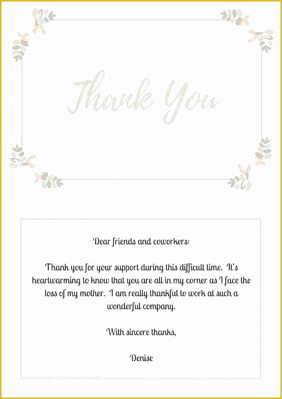 Free Thank You Card Template Word Of Teacher Thank You Card Template Business Free Best for